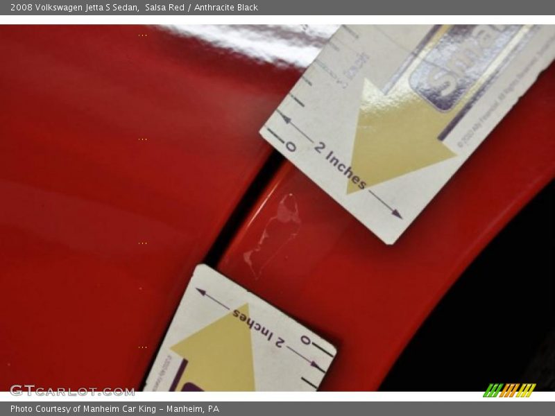 Salsa Red / Anthracite Black 2008 Volkswagen Jetta S Sedan