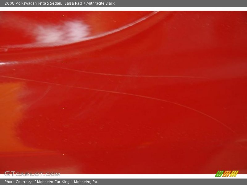 Salsa Red / Anthracite Black 2008 Volkswagen Jetta S Sedan