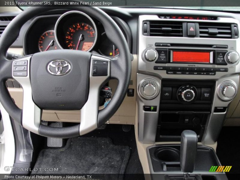 Blizzard White Pearl / Sand Beige 2011 Toyota 4Runner SR5