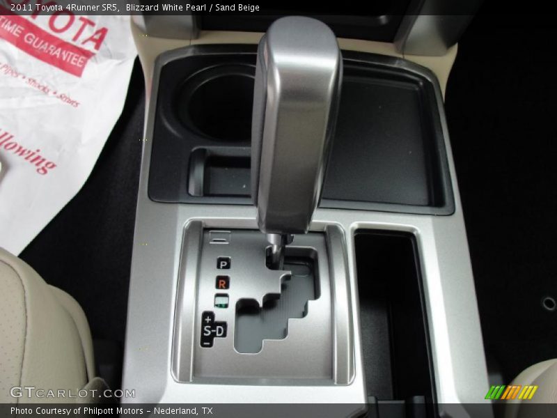  2011 4Runner SR5 5 Speed ECT-i Automatic Shifter