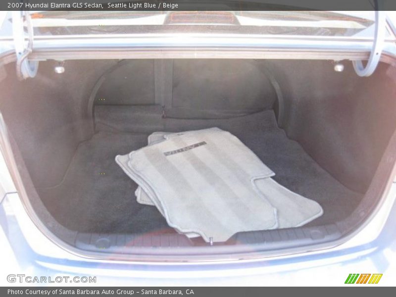Seattle Light Blue / Beige 2007 Hyundai Elantra GLS Sedan