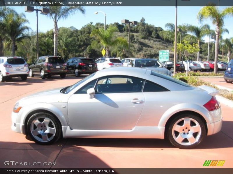 Lake Silver Metallic / Ebony Black 2001 Audi TT 1.8T quattro Coupe