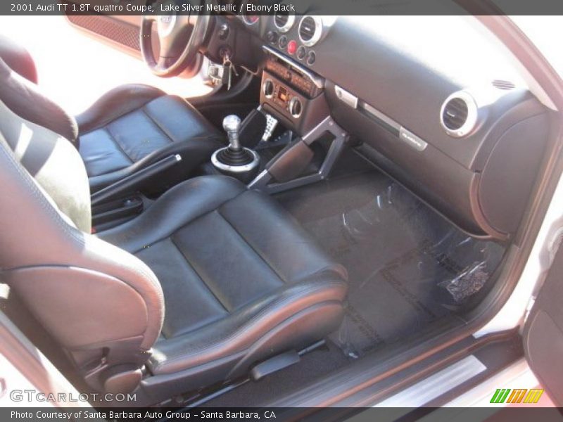 Lake Silver Metallic / Ebony Black 2001 Audi TT 1.8T quattro Coupe