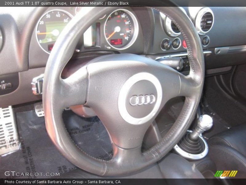 Lake Silver Metallic / Ebony Black 2001 Audi TT 1.8T quattro Coupe