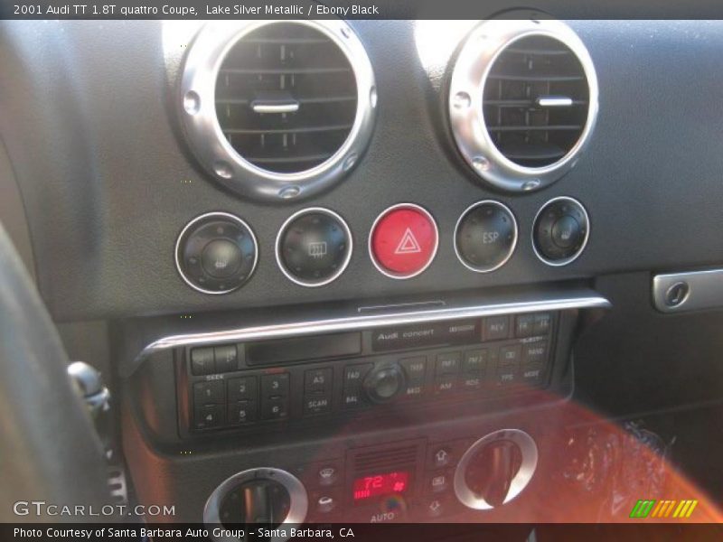 Lake Silver Metallic / Ebony Black 2001 Audi TT 1.8T quattro Coupe