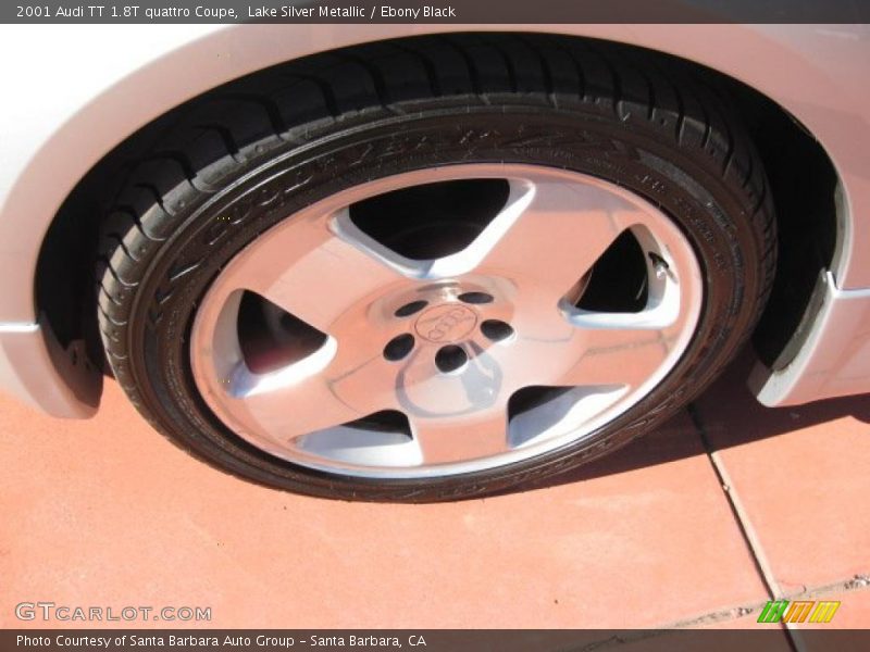 Lake Silver Metallic / Ebony Black 2001 Audi TT 1.8T quattro Coupe