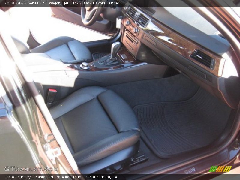 Jet Black / Black Dakota Leather 2008 BMW 3 Series 328i Wagon