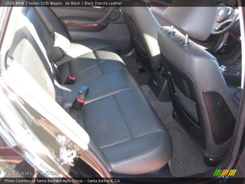 Jet Black / Black Dakota Leather 2008 BMW 3 Series 328i Wagon