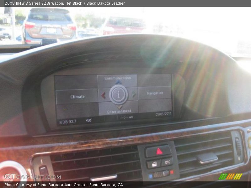Jet Black / Black Dakota Leather 2008 BMW 3 Series 328i Wagon