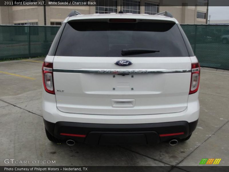 White Suede / Charcoal Black 2011 Ford Explorer XLT
