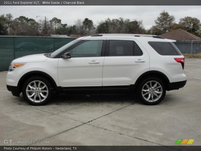  2011 Explorer XLT White Suede