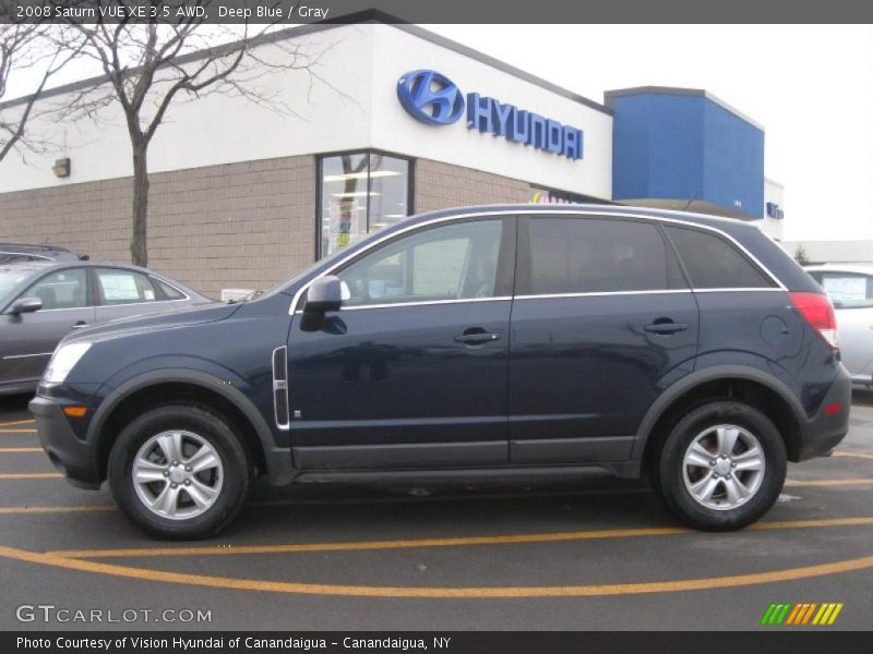 Deep Blue / Gray 2008 Saturn VUE XE 3.5 AWD