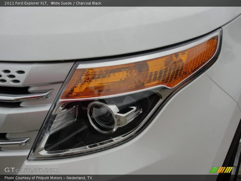 White Suede / Charcoal Black 2011 Ford Explorer XLT