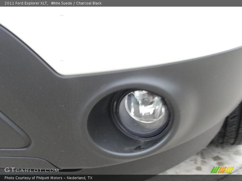 White Suede / Charcoal Black 2011 Ford Explorer XLT