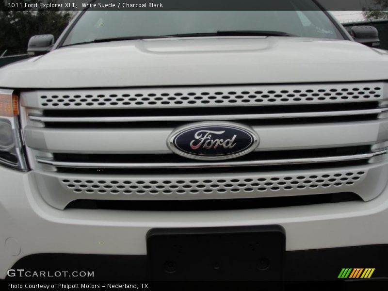 White Suede / Charcoal Black 2011 Ford Explorer XLT
