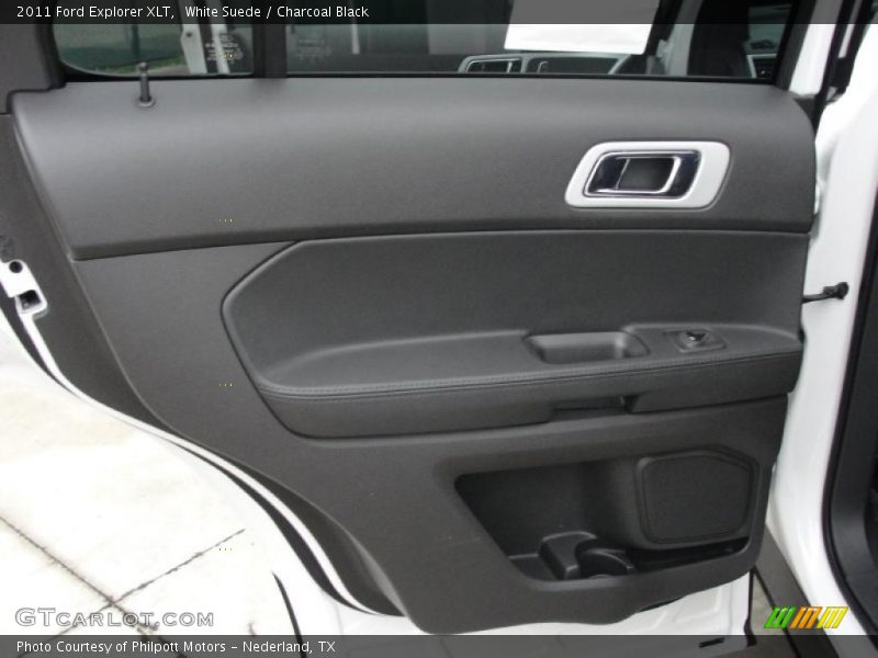 White Suede / Charcoal Black 2011 Ford Explorer XLT