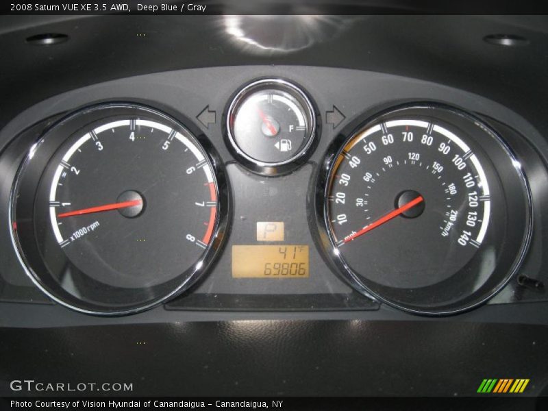 Deep Blue / Gray 2008 Saturn VUE XE 3.5 AWD
