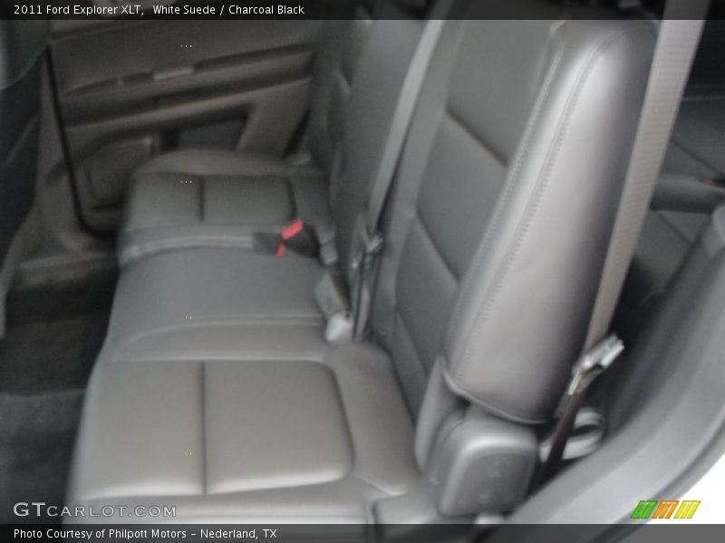 White Suede / Charcoal Black 2011 Ford Explorer XLT