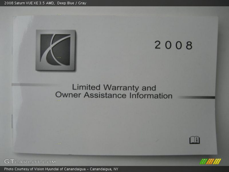 Deep Blue / Gray 2008 Saturn VUE XE 3.5 AWD