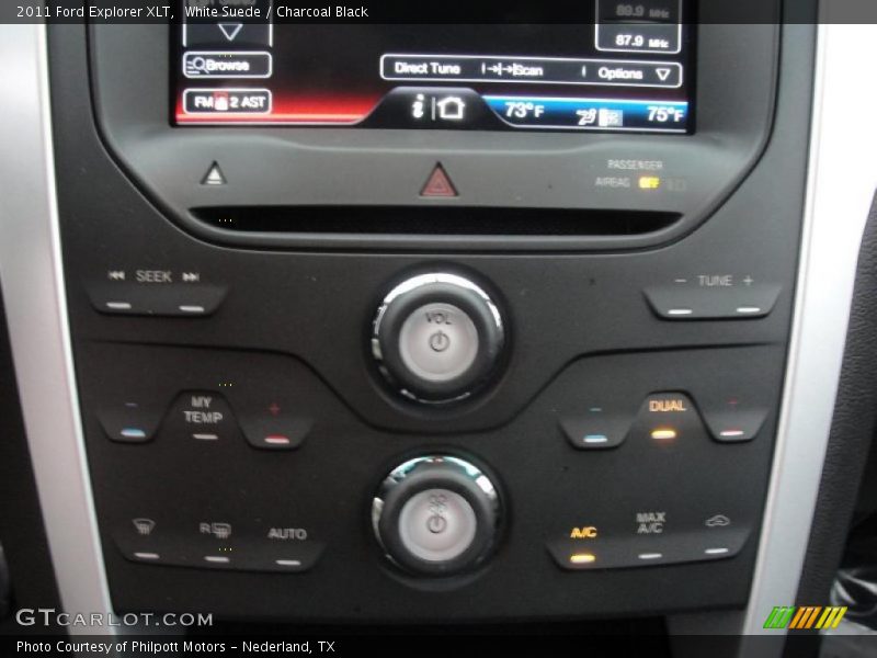 Controls of 2011 Explorer XLT