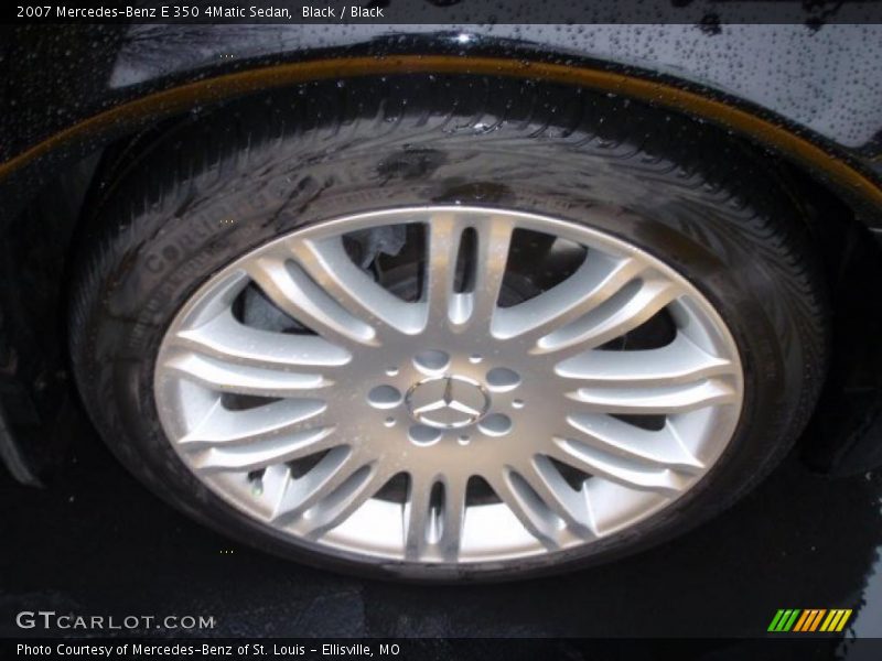 Black / Black 2007 Mercedes-Benz E 350 4Matic Sedan