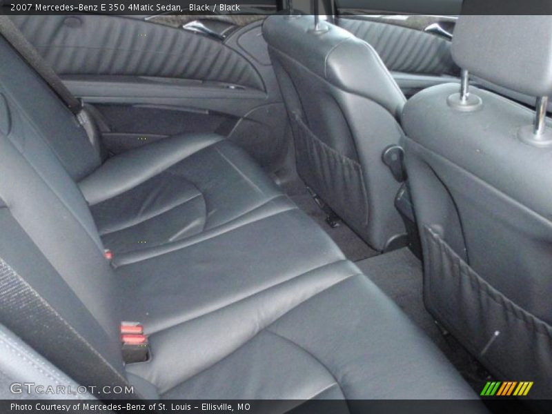 Black / Black 2007 Mercedes-Benz E 350 4Matic Sedan