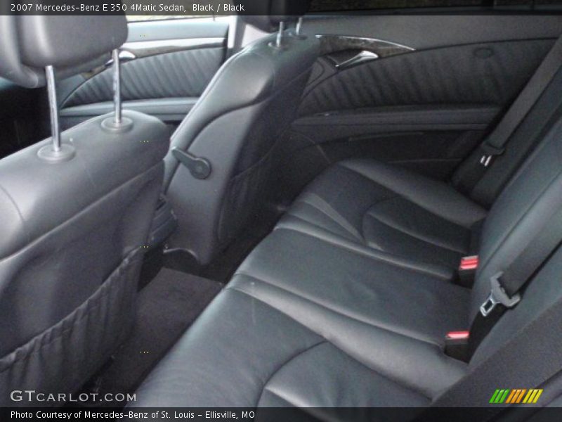 Black / Black 2007 Mercedes-Benz E 350 4Matic Sedan