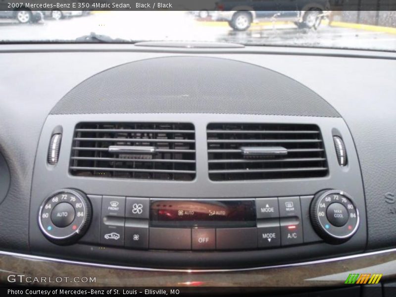 Black / Black 2007 Mercedes-Benz E 350 4Matic Sedan