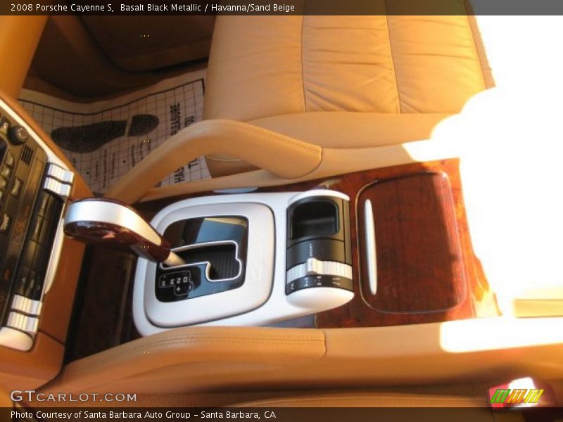 Basalt Black Metallic / Havanna/Sand Beige 2008 Porsche Cayenne S
