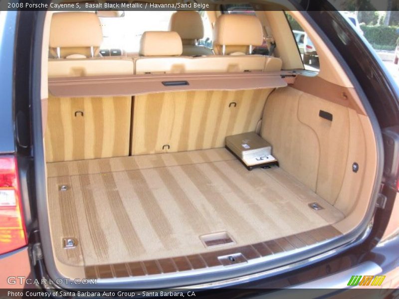 Basalt Black Metallic / Havanna/Sand Beige 2008 Porsche Cayenne S