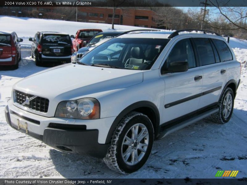 Ice White / Graphite 2004 Volvo XC90 T6 AWD