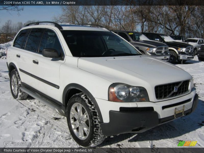 Ice White / Graphite 2004 Volvo XC90 T6 AWD