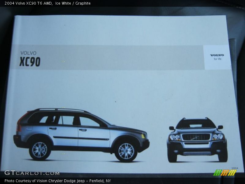 Ice White / Graphite 2004 Volvo XC90 T6 AWD