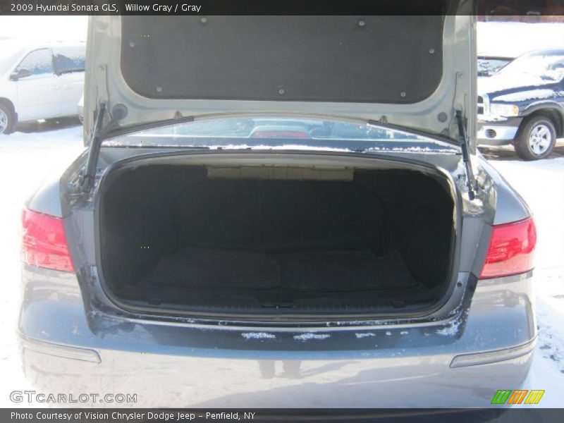 Willow Gray / Gray 2009 Hyundai Sonata GLS