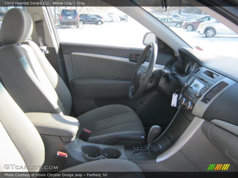 Willow Gray / Gray 2009 Hyundai Sonata GLS