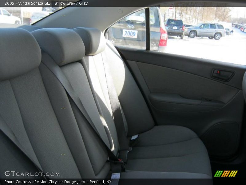 Willow Gray / Gray 2009 Hyundai Sonata GLS