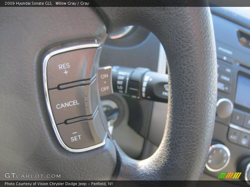 Willow Gray / Gray 2009 Hyundai Sonata GLS