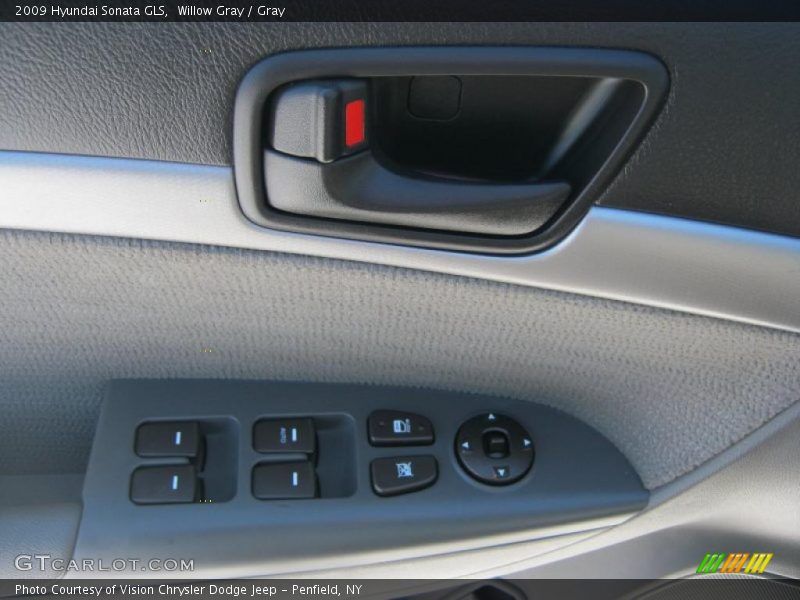Willow Gray / Gray 2009 Hyundai Sonata GLS