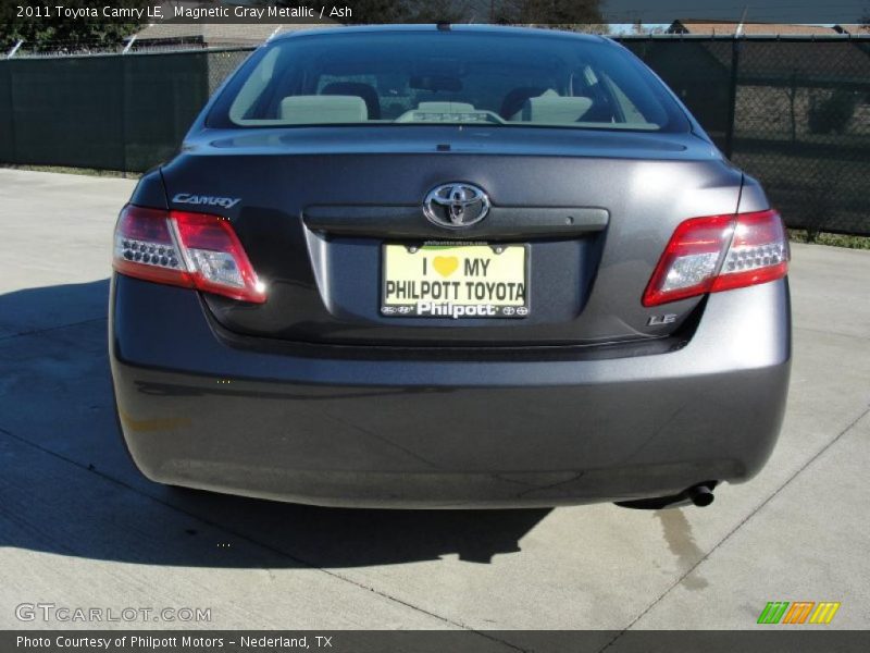 Magnetic Gray Metallic / Ash 2011 Toyota Camry LE
