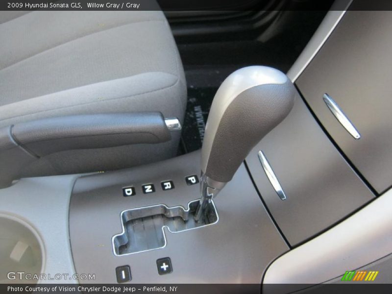 Willow Gray / Gray 2009 Hyundai Sonata GLS