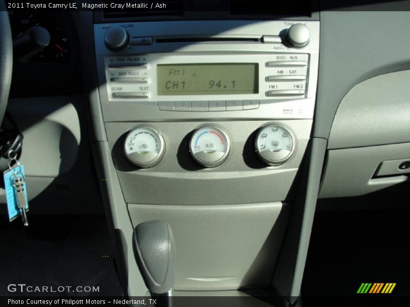 Magnetic Gray Metallic / Ash 2011 Toyota Camry LE