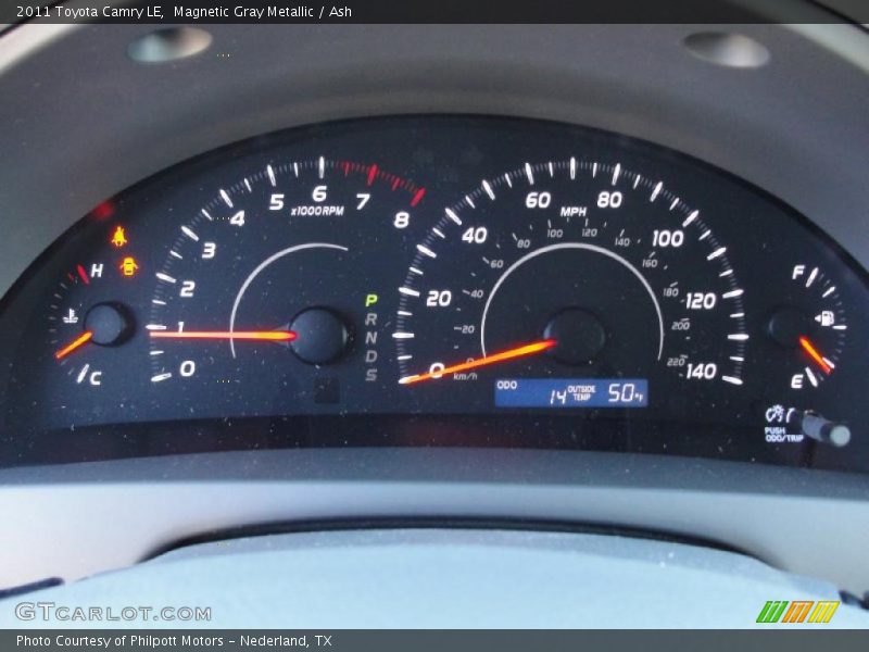 Magnetic Gray Metallic / Ash 2011 Toyota Camry LE