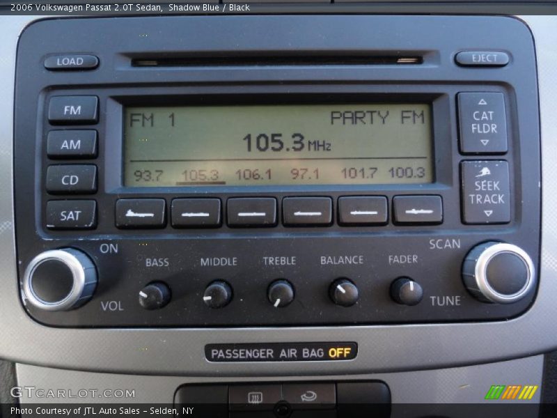 Shadow Blue / Black 2006 Volkswagen Passat 2.0T Sedan