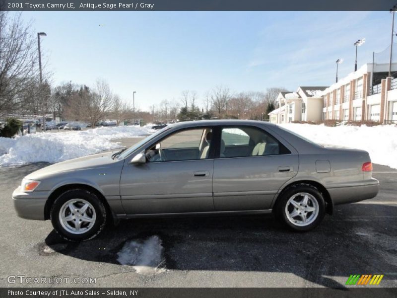 Antique Sage Pearl / Gray 2001 Toyota Camry LE