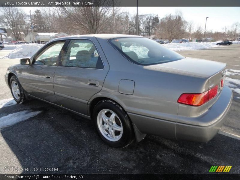 Antique Sage Pearl / Gray 2001 Toyota Camry LE