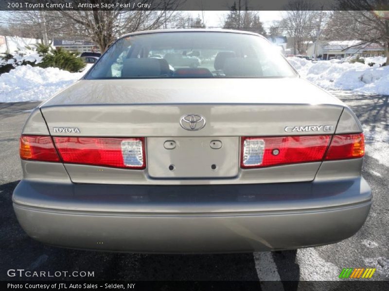 Antique Sage Pearl / Gray 2001 Toyota Camry LE