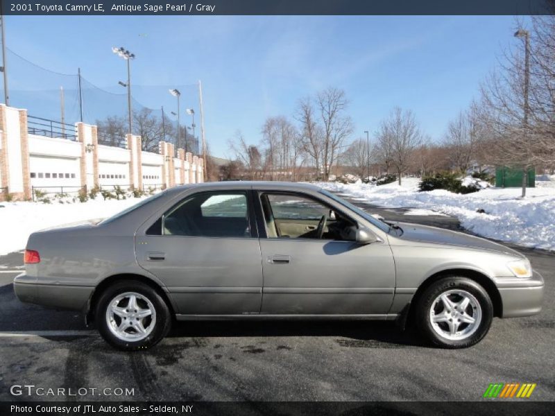 Antique Sage Pearl / Gray 2001 Toyota Camry LE