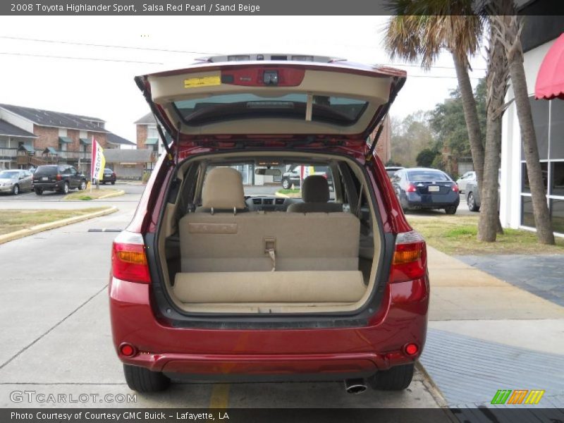 Salsa Red Pearl / Sand Beige 2008 Toyota Highlander Sport