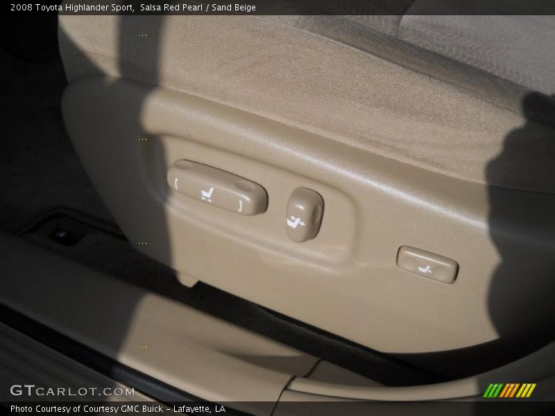 Salsa Red Pearl / Sand Beige 2008 Toyota Highlander Sport