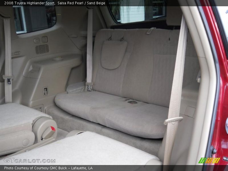 Salsa Red Pearl / Sand Beige 2008 Toyota Highlander Sport